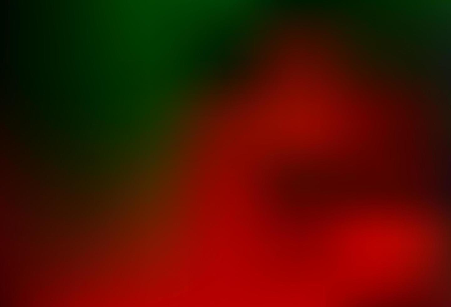 donkergroen, rood vector wazig glans abstract patroon.