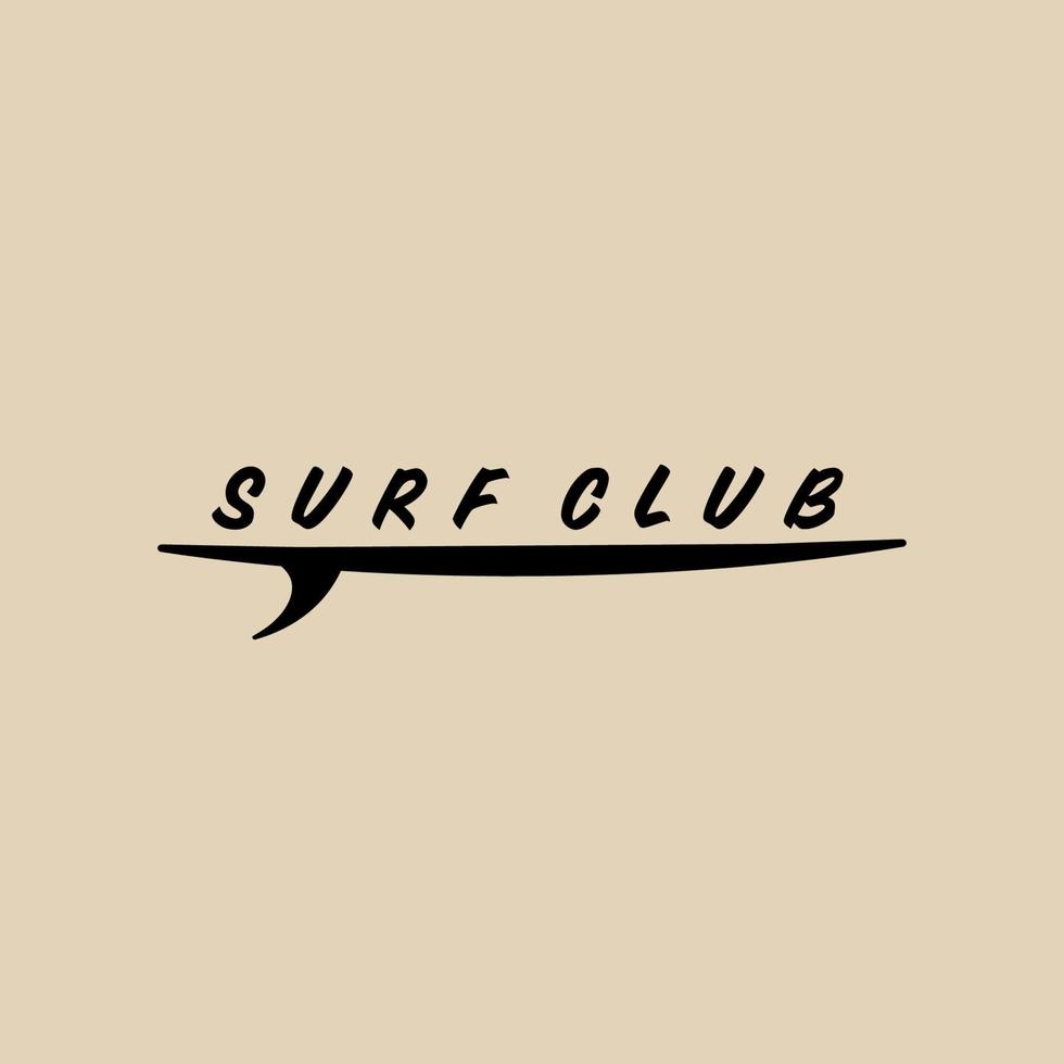 surfen wijnoogst logo, icoon en symbool, vector illustratie ontwerp