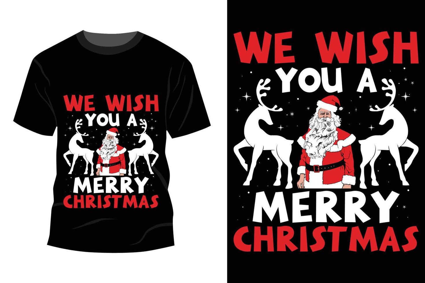 kerst t-shirt ontwerp vector