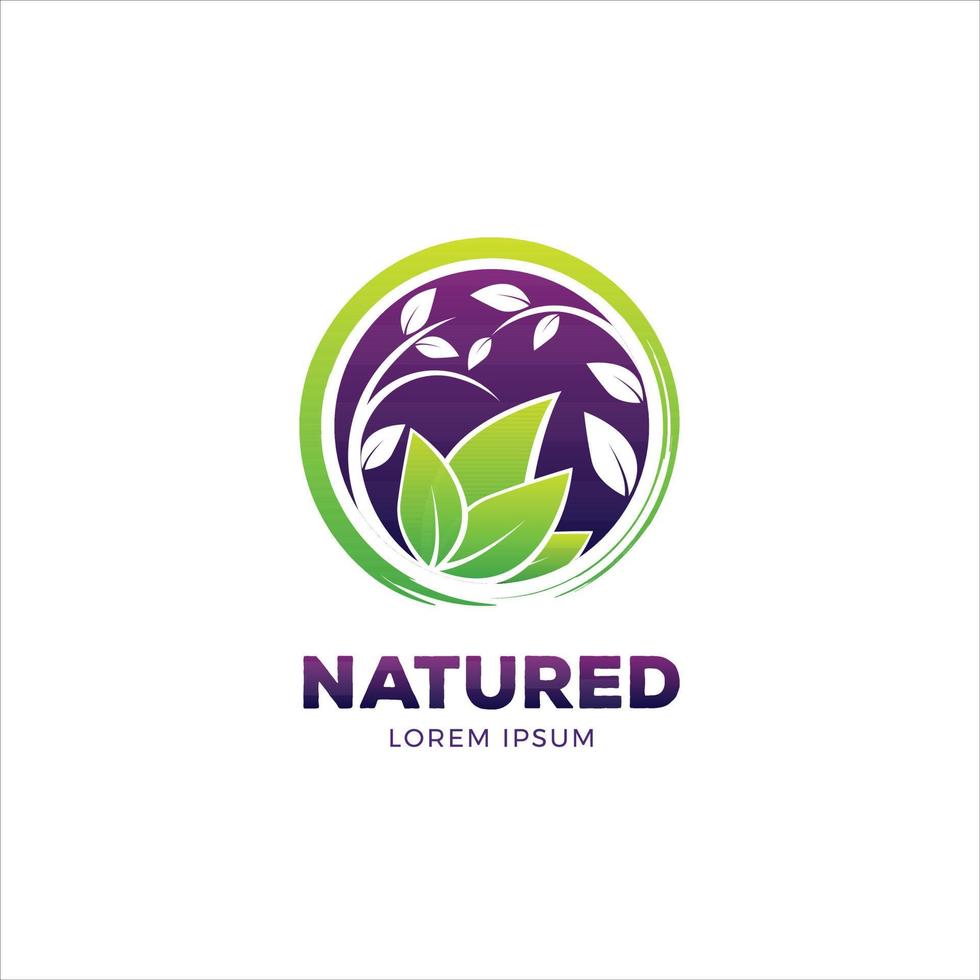 natuur gezond leven logo symbool icoon vector