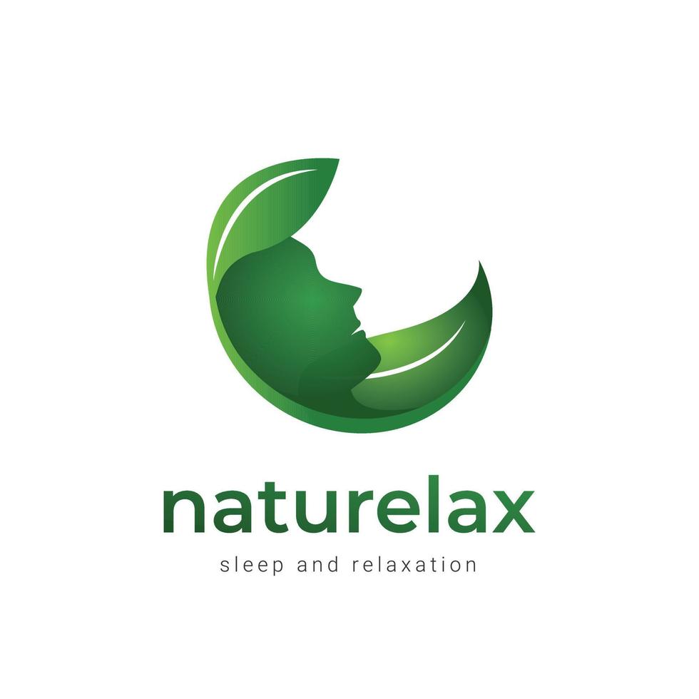 natuur kom tot rust gezondheidszorg logo teken symbool icoon vector