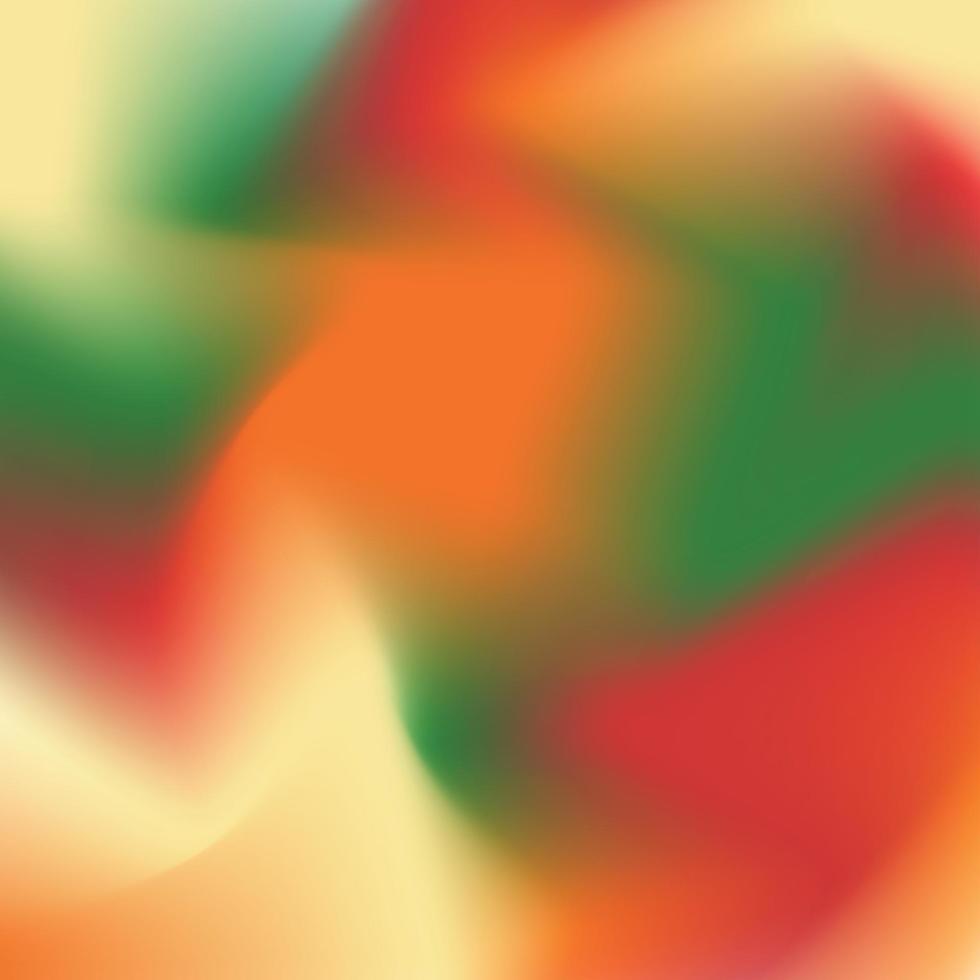 abstract kleurrijk achtergrond. geel groen oranje rood wijnoogst kinderen kleur gradiant illustratie. geel groen oranje rood kleur gradiant achtergrond vector