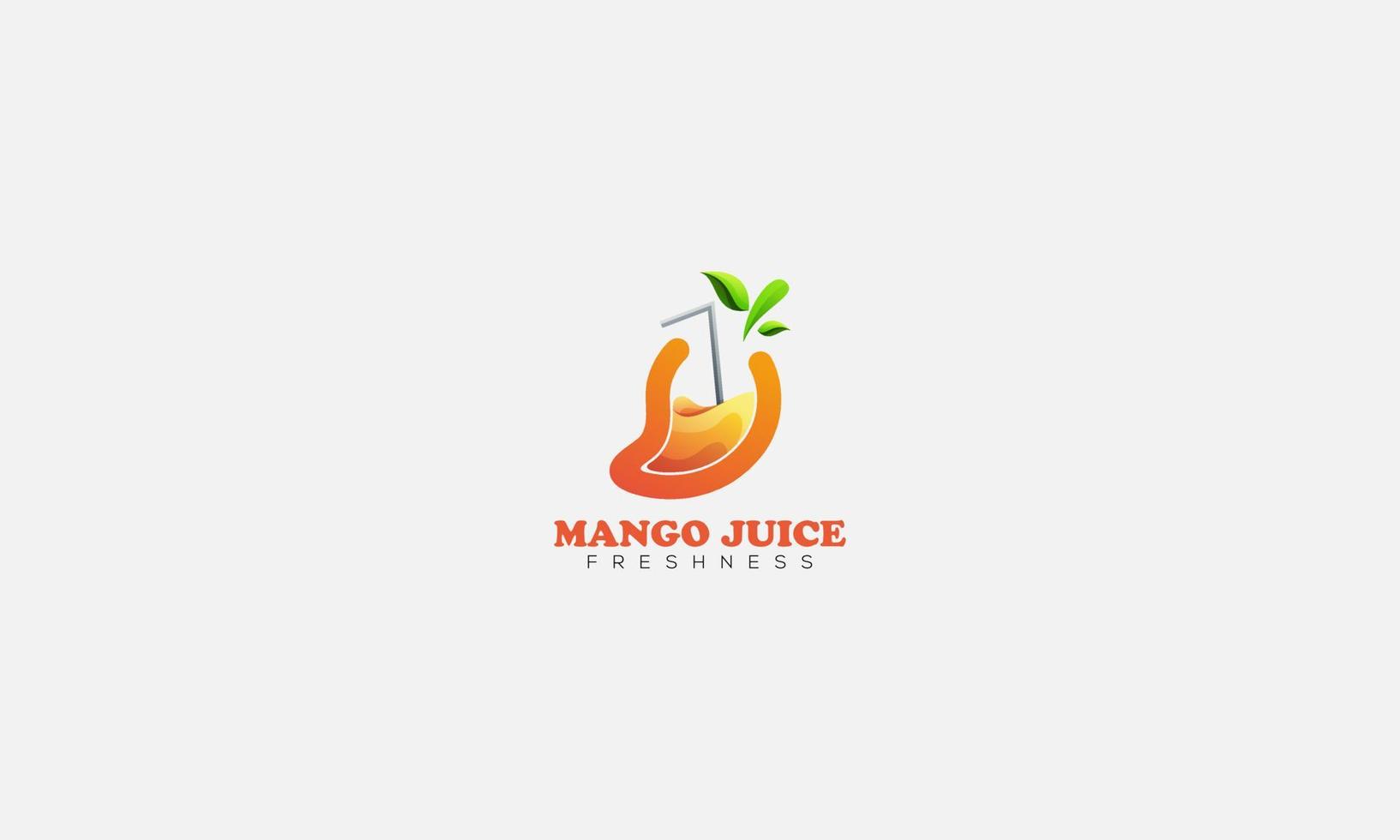 mango sap modern helling kleurrijk logo vector