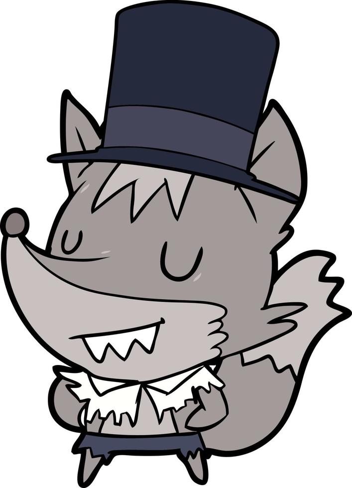 vector weerwolf in tekenfilm stijl