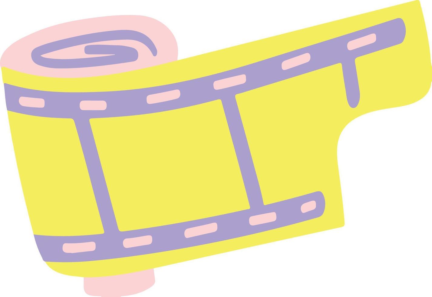 funky camera film rollen retro items illustratie vector