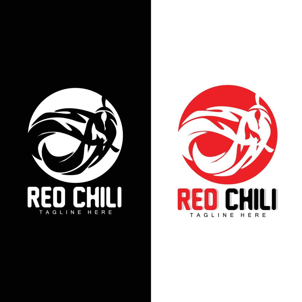 rood Chili logo, heet Chili paprika's vector, Chili tuin huis illustratie, bedrijf Product merk illustratie vector