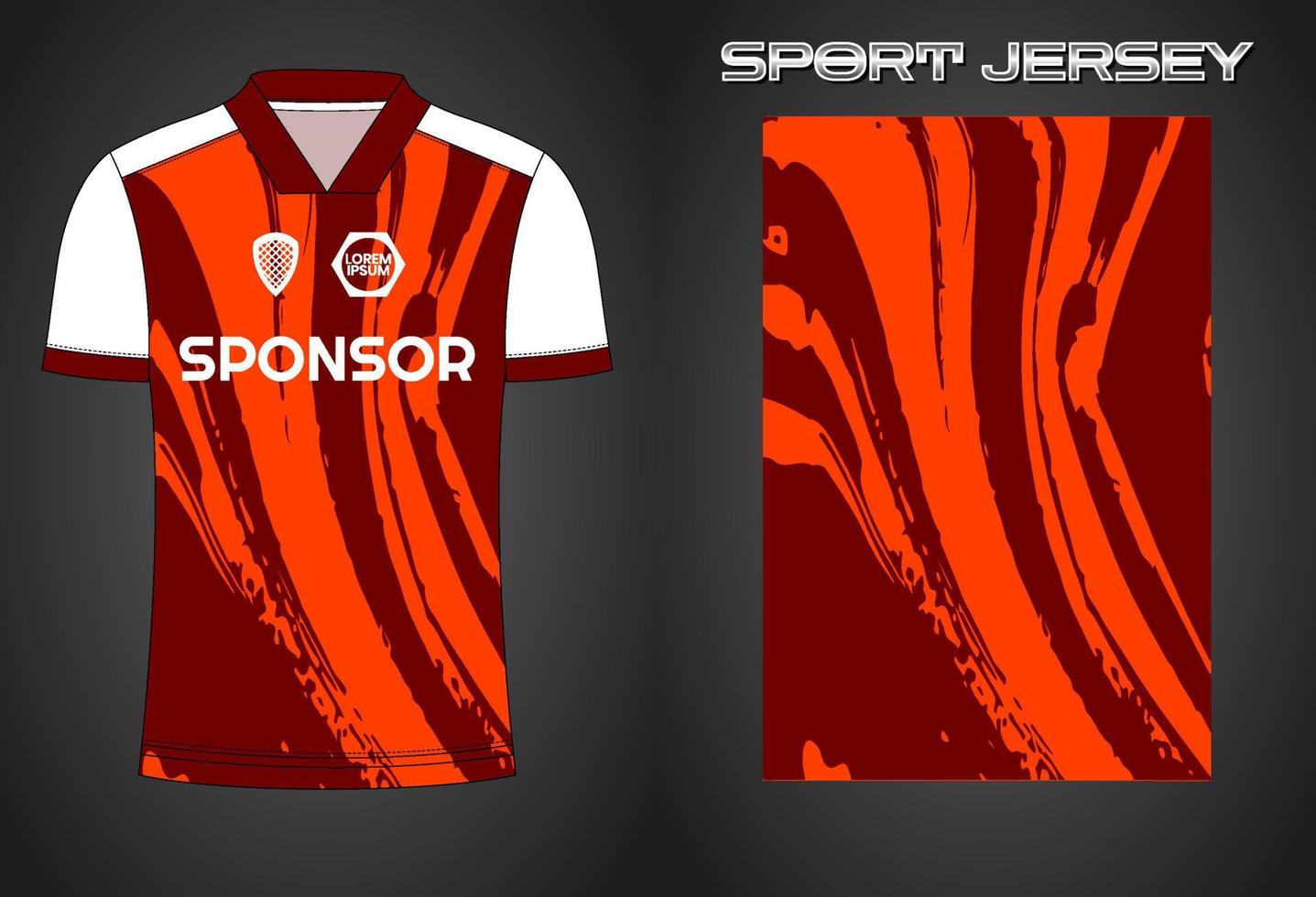 voetbal Jersey sport overhemd ontwerp sjabloon vector