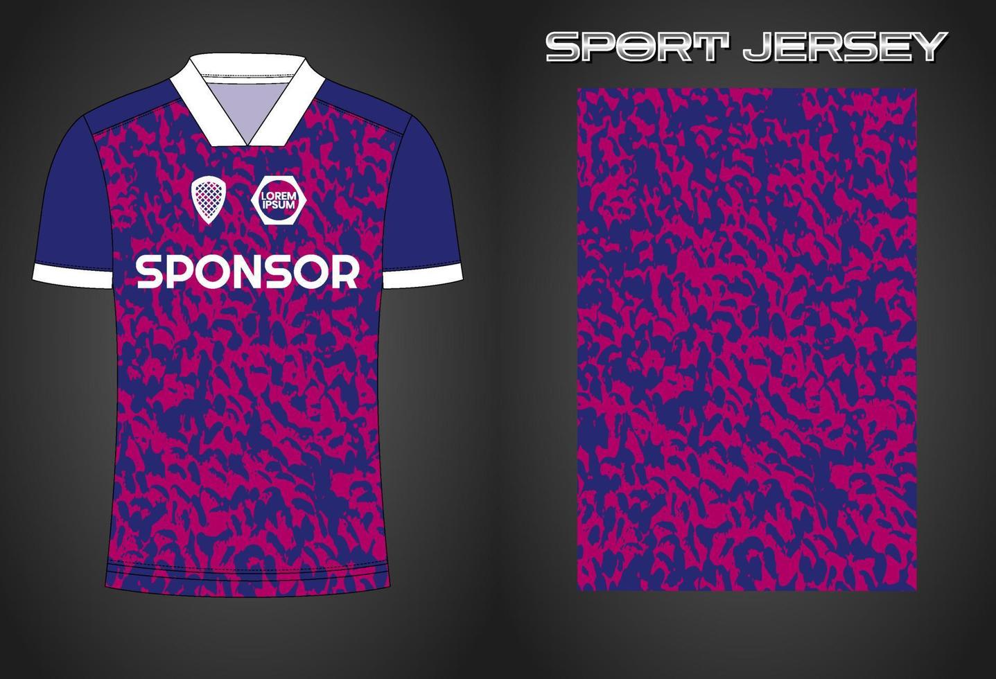 voetbal Jersey sport overhemd ontwerp sjabloon vector