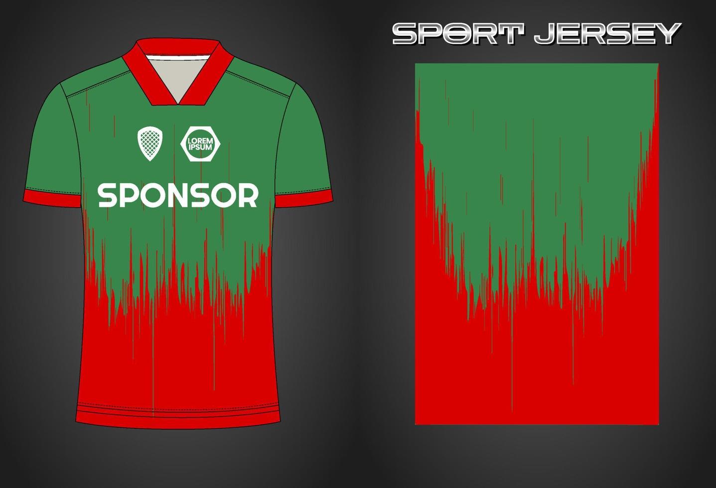 voetbal Jersey sport overhemd ontwerp sjabloon vector