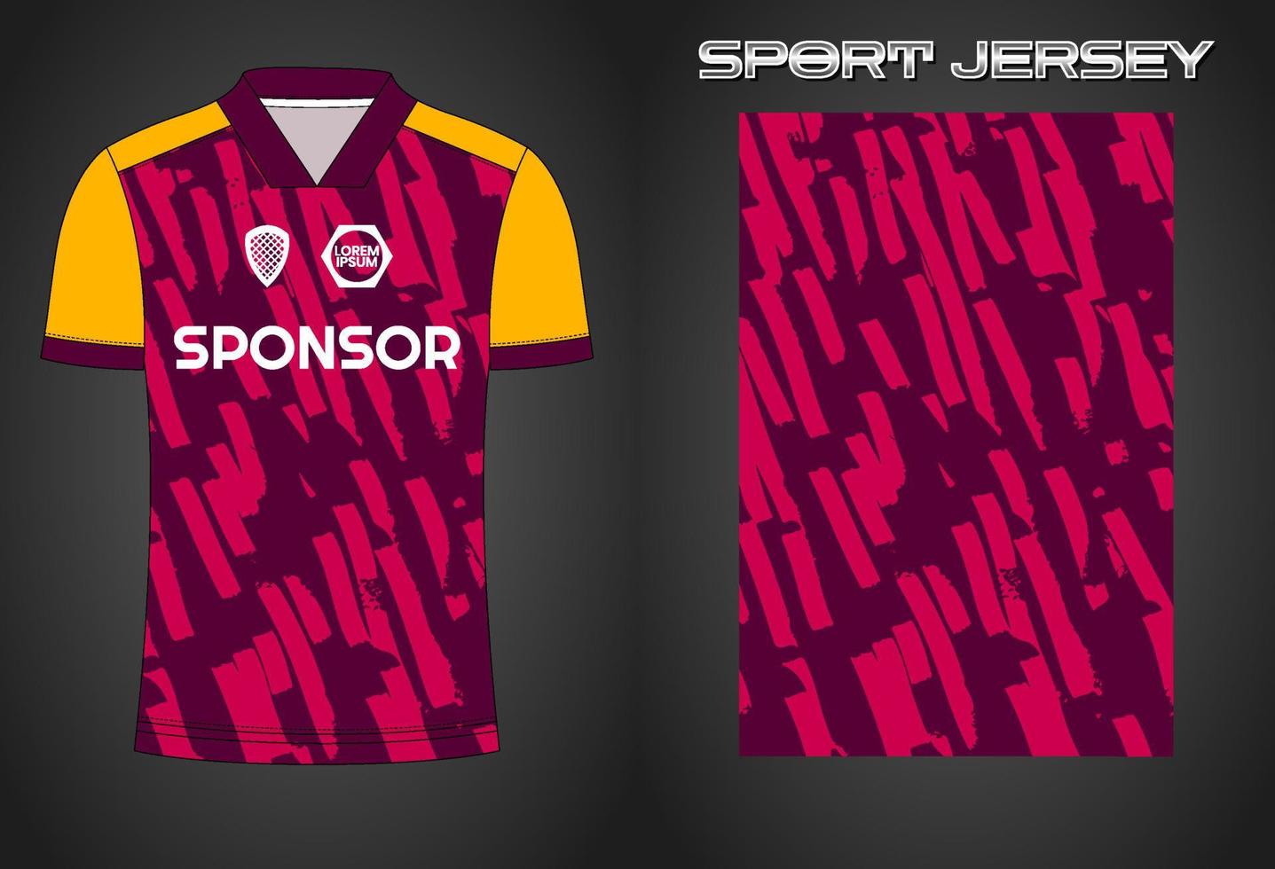 voetbal Jersey sport overhemd ontwerp sjabloon vector