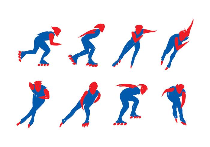 Roller blade icon vector