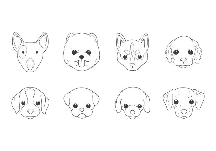 Kleurplaat hond: 80 gratis simpele en moeilijke honden kleurplaten