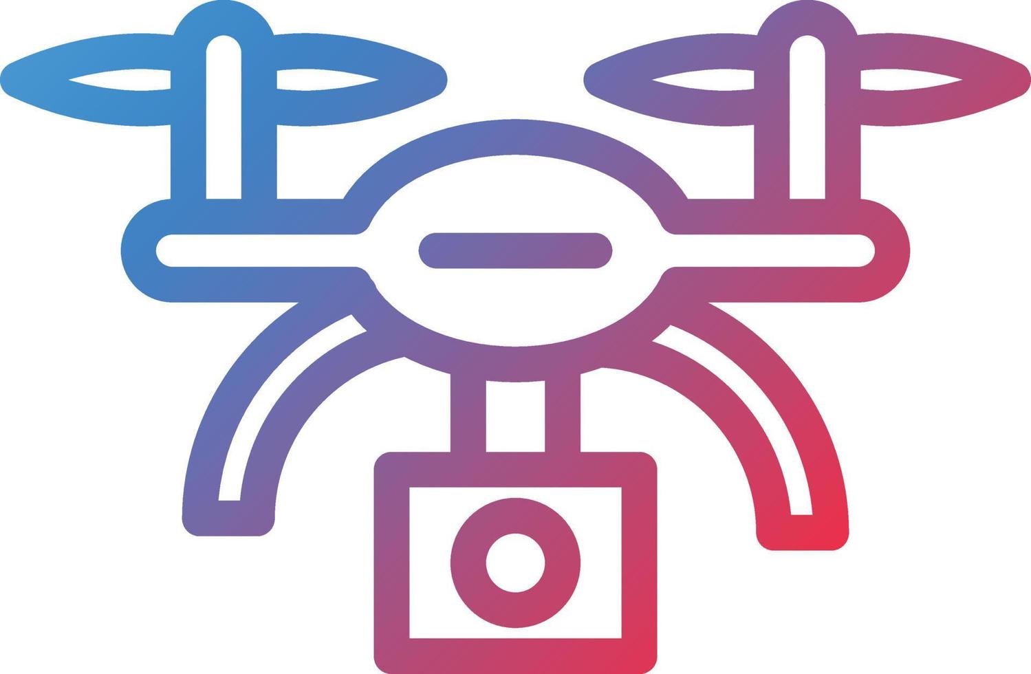 drone-pictogramstijl vector