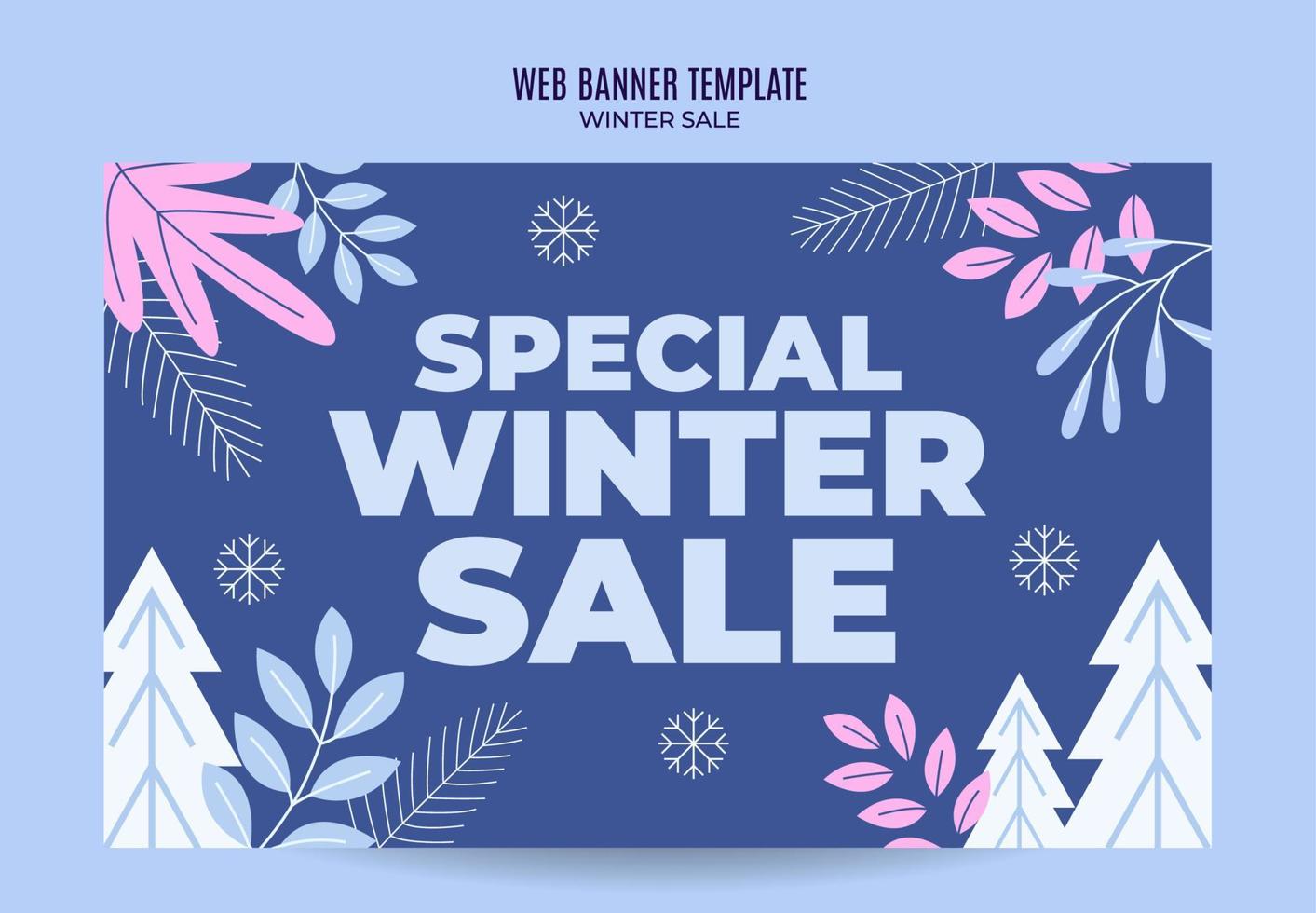 winter ontwerp voor reclame, spandoeken, folders en flyers vector