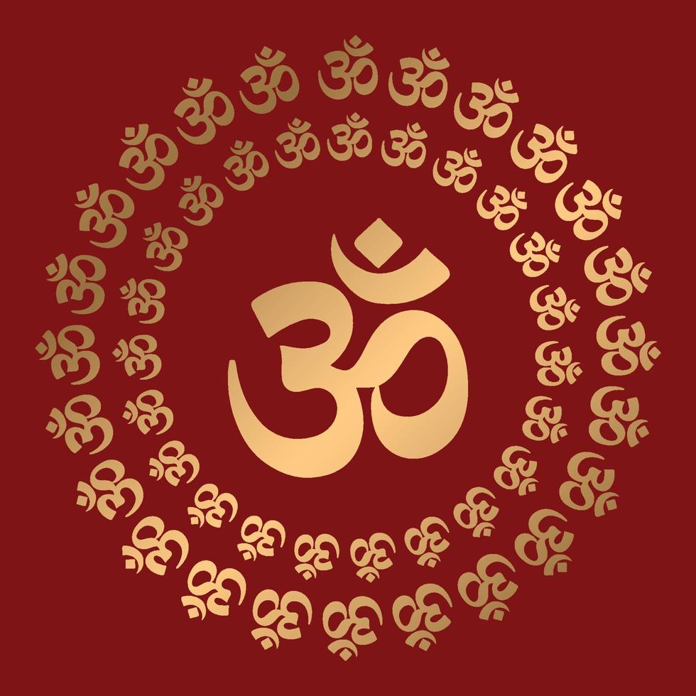 om Hindoe symbool vector