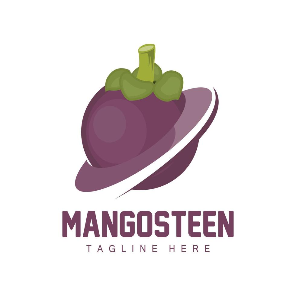 mangisboom logo ontwerp, vers fruit vector voor huid Gezondheid, fruit winkel merk illustratie en natuurlijk huid geneeskunde