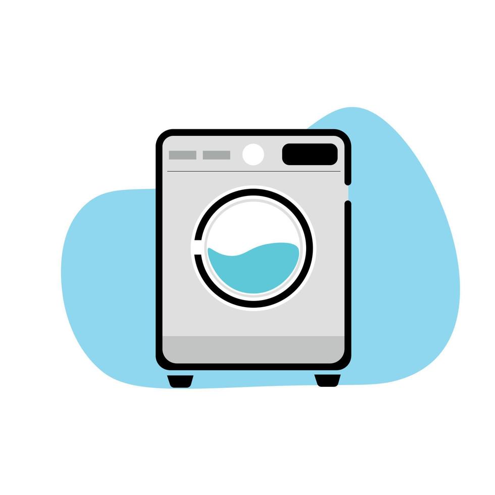 het wassen machine vector illustratie