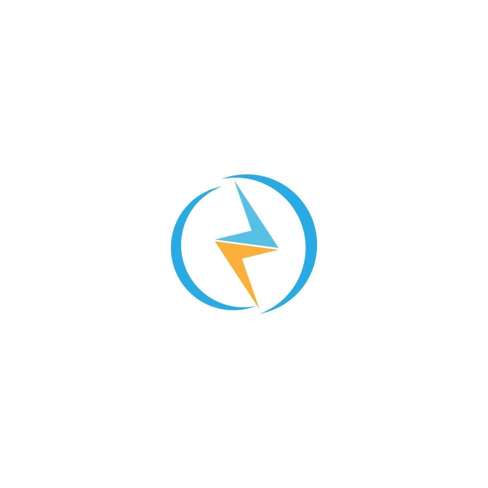 bliksem logo icoon ontwerp illustratie vector