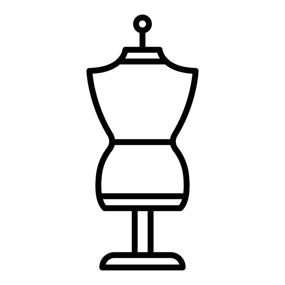 mannequin pictogramstijl vector