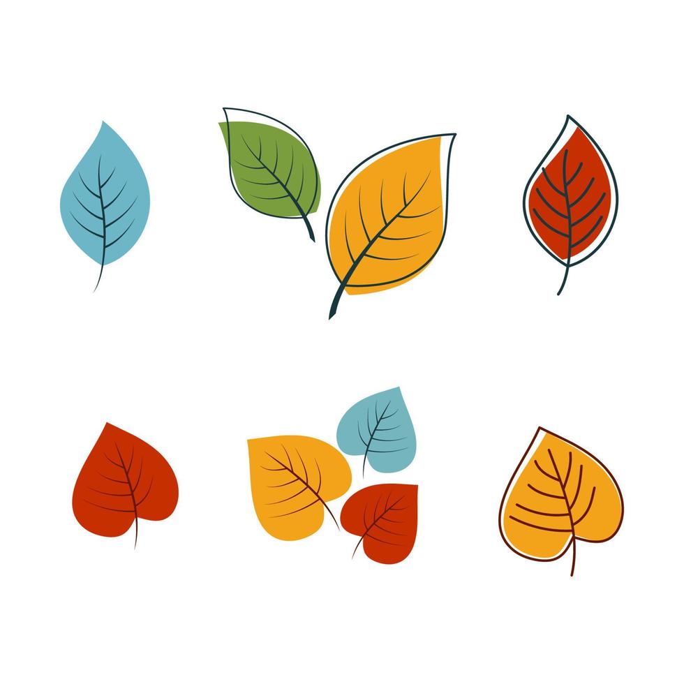 herfst element vector icoon ontwerp illustratie