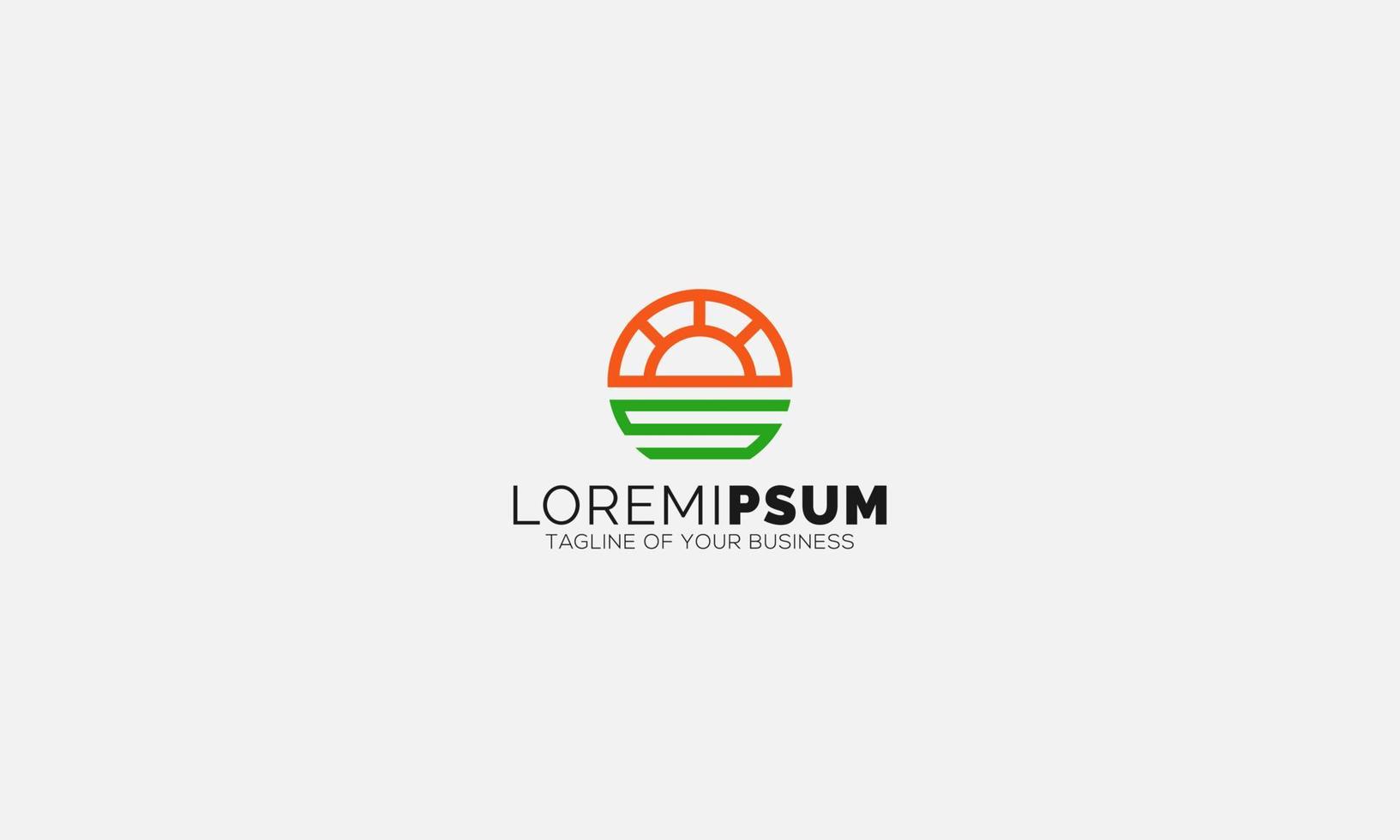 modern boerderij en tuin logo icoon vector ontwerp sjabloon geïsoleerd