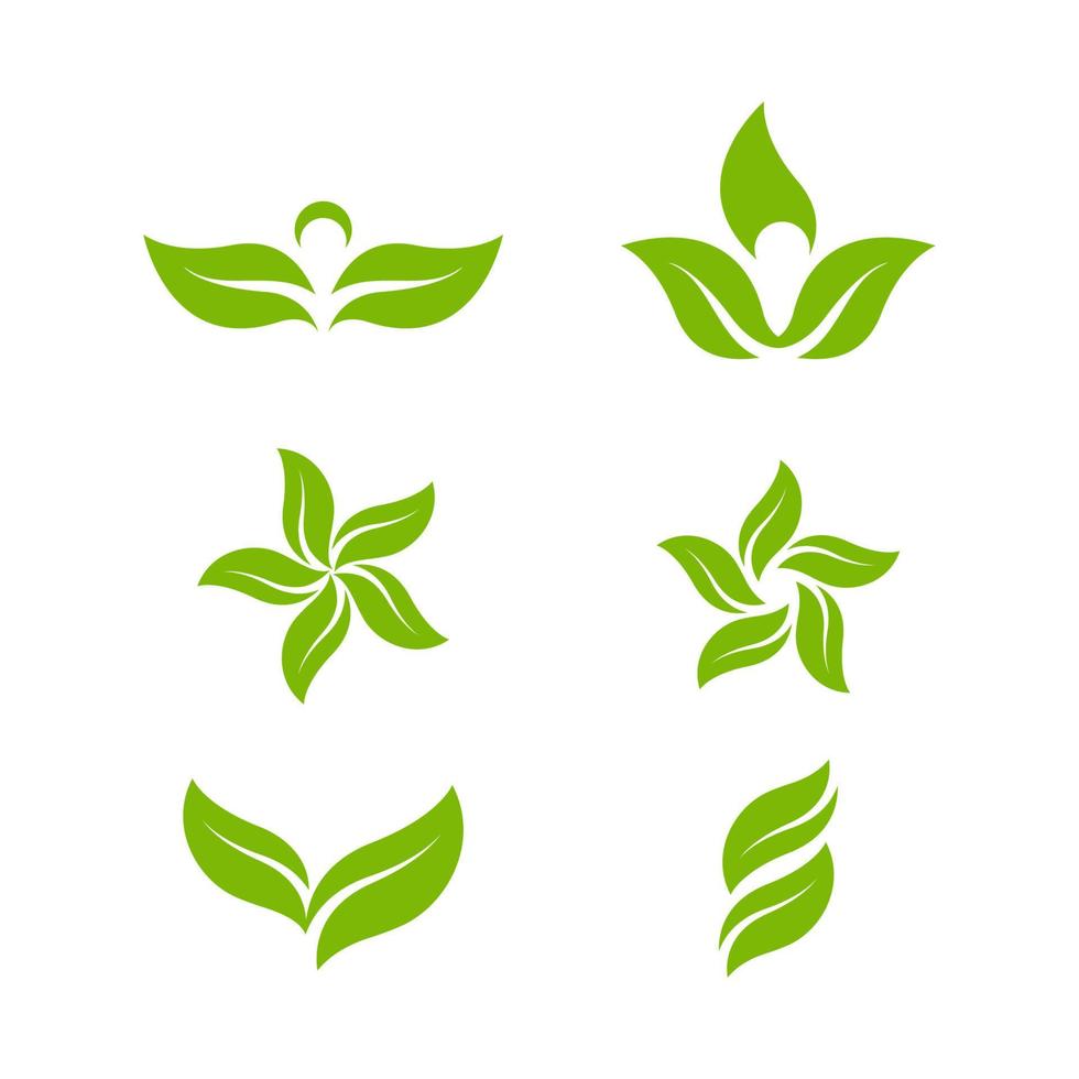 groene boom blad ecologie natuur element vector
