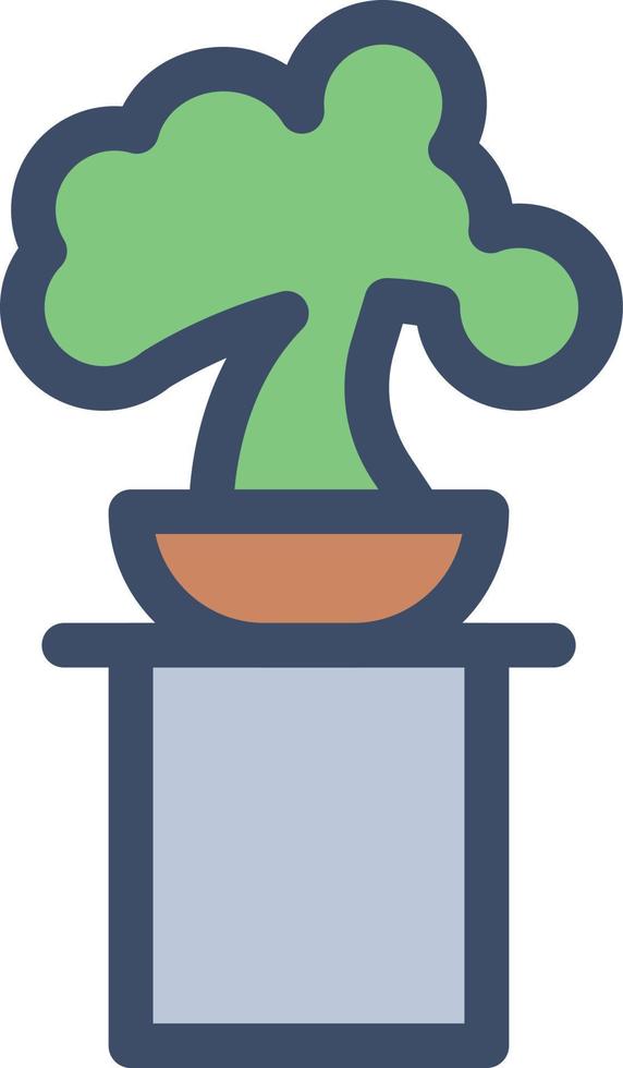 bonsai vectorillustratie op een background.premium kwaliteit symbolen.vector iconen voor concept en grafisch ontwerp. vector