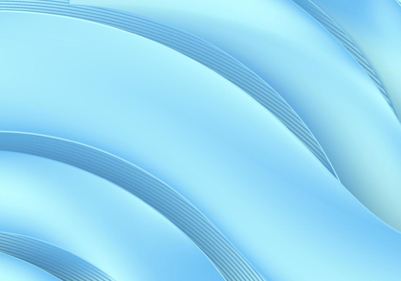 abstract 3d modern blauw vloeistof Golf stoutmoedig lijnen patroon achtergrond papier besnoeiing stijl vector