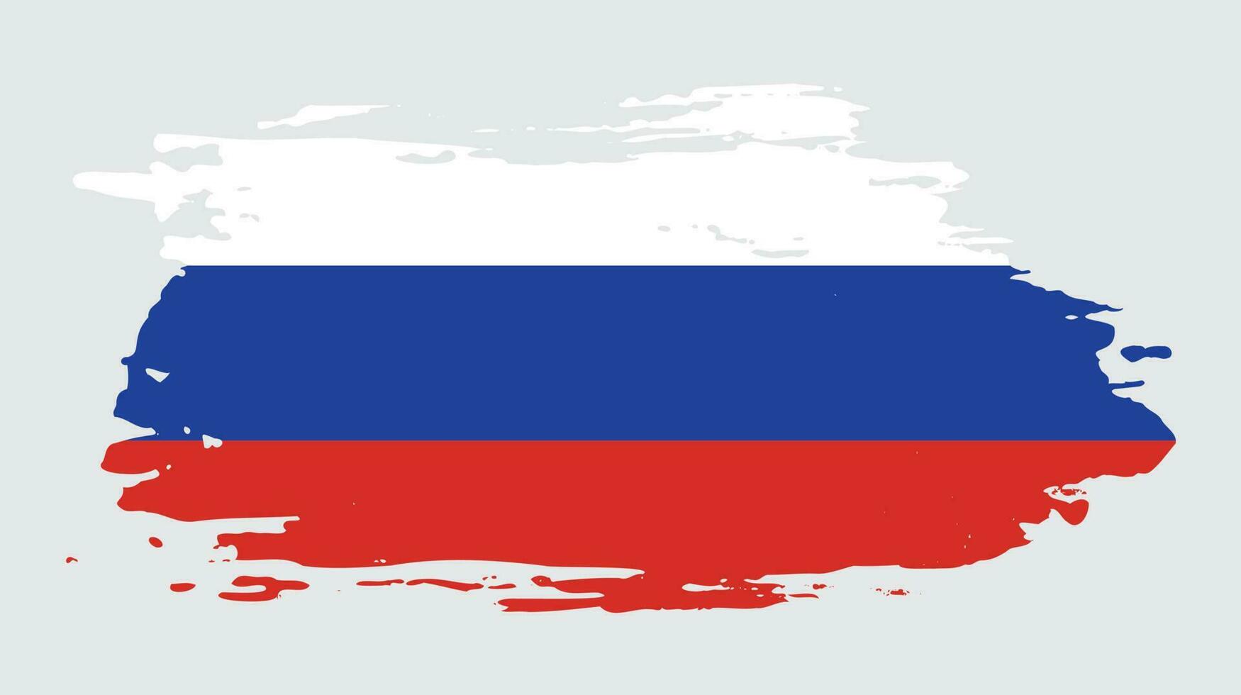 abstract Russisch grunge vlag vector