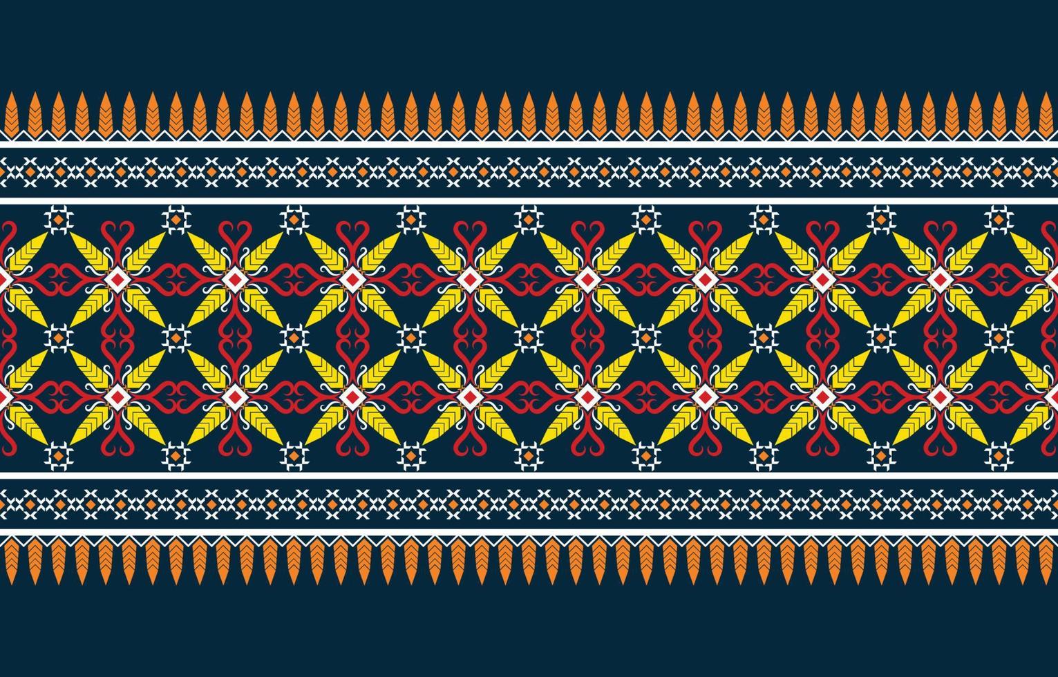 meetkundig etnisch oosters ikat naadloos patroon traditioneel ontwerp voor achtergrond,tapijt,behang,kleding,inwikkeling,batik,stof illustratie. borduurwerk stijl. vector