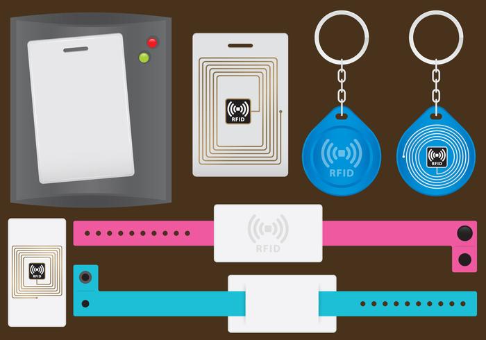 RFID-accessoires vector