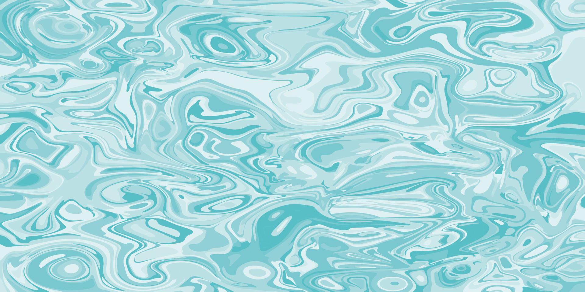 mooi blauw het marmeren kunst. horizontaal achtergrond. effect van water of vorst. vector illustratie voor kaart sjabloon, banier, afdrukken, omslag, poster, folder.