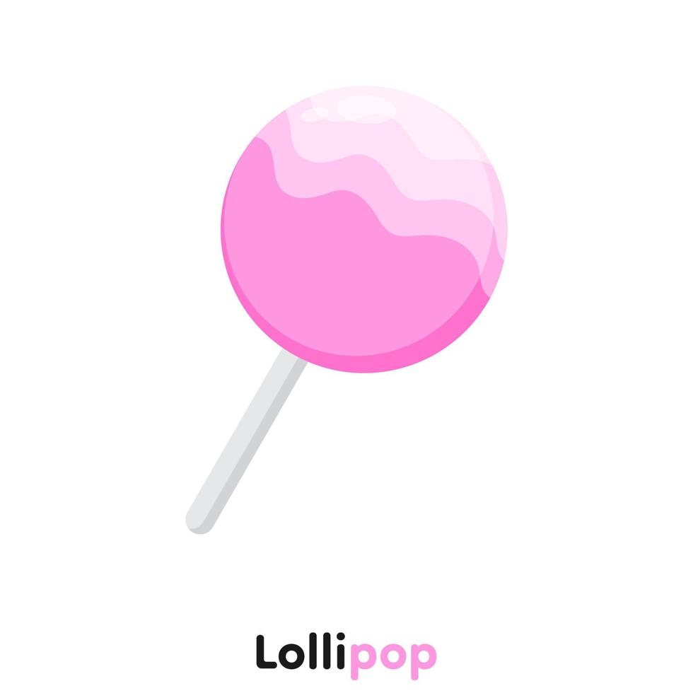 schattig lolly, vector, illustratie. vector