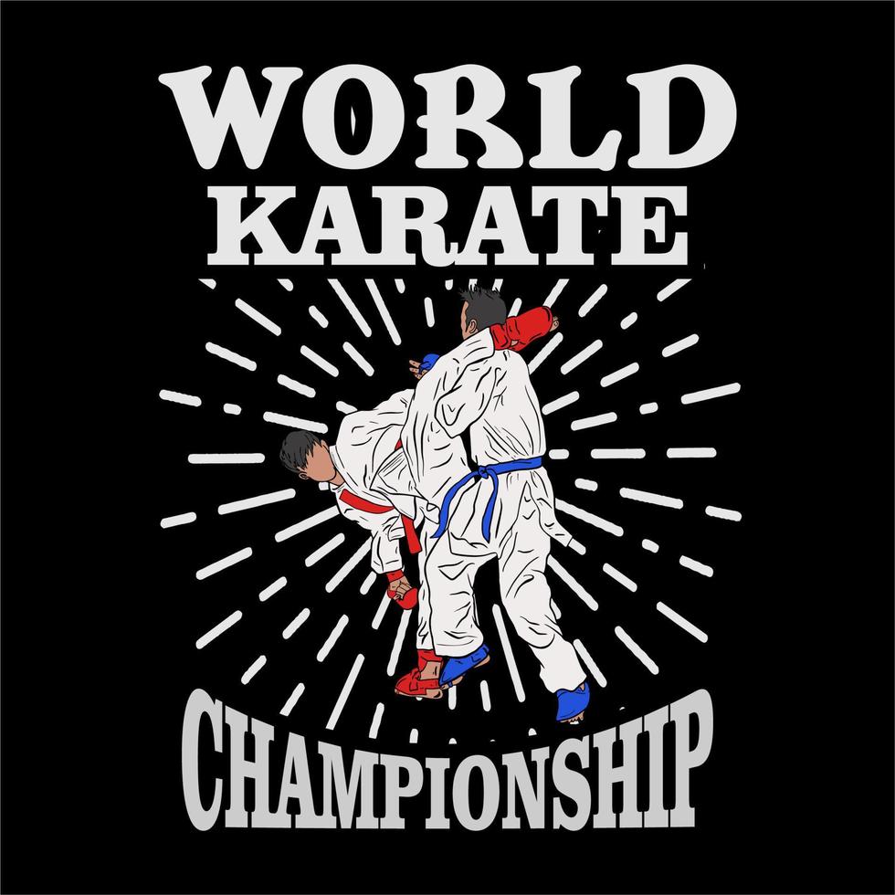 karate vector logo icoon