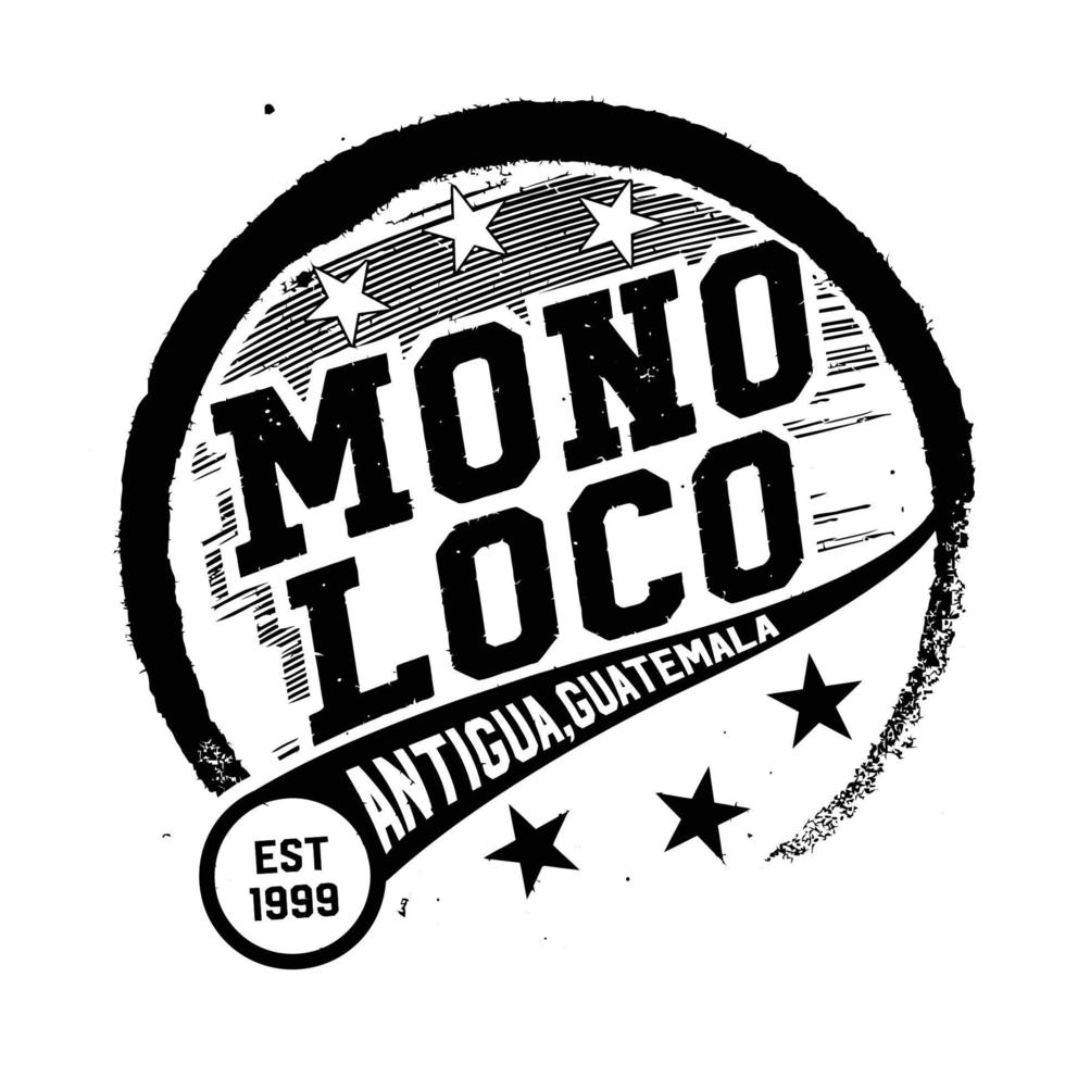 mono locomotief antigua ,Guatemala essentieel t-shirt.can worden gebruikt voor t-shirt afdrukken, mok afdrukken, kussens, mode afdrukken ontwerp, kinderen dragen, baby douche, groet en ansichtkaart. t-shirt ontwerp vector