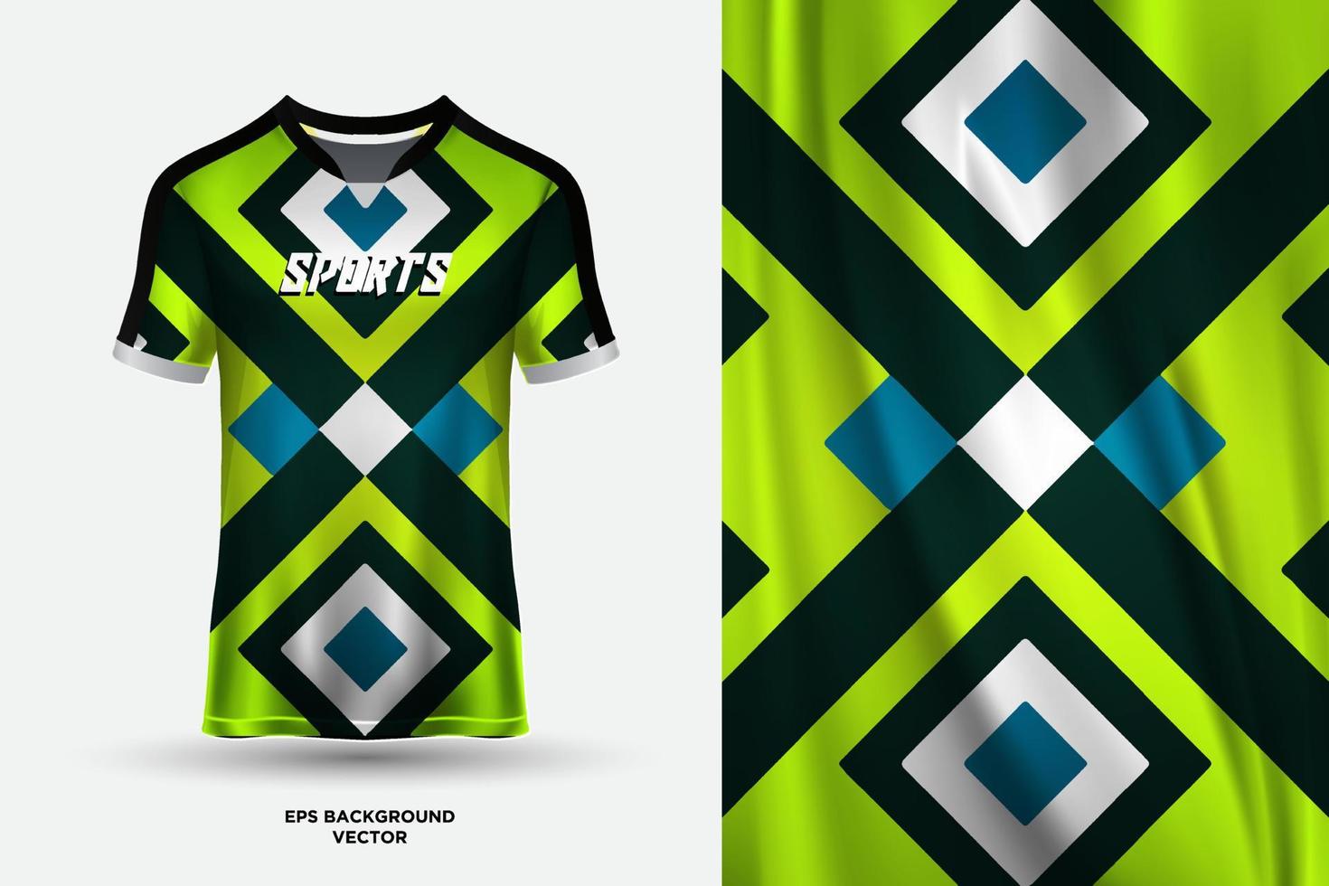 modern t overhemd Jersey ontwerp geschikt voor sport, racen, voetbal, gaming en e sport- vector