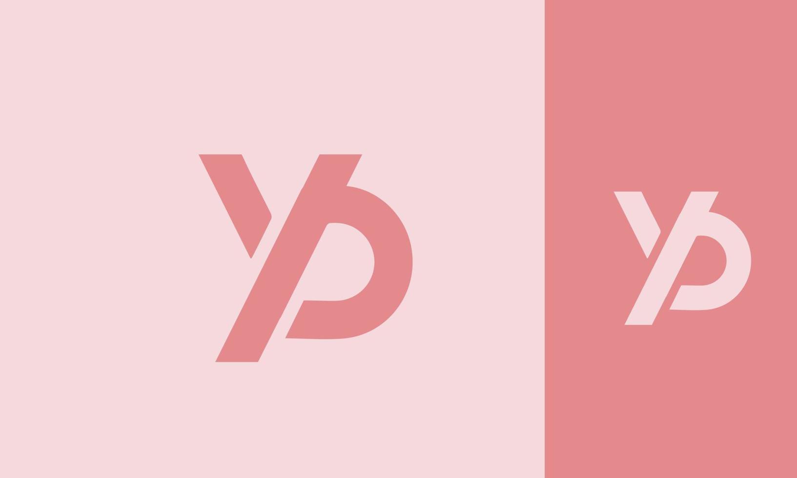 alfabet letters initialen monogram logo yd, dy, y en d vector