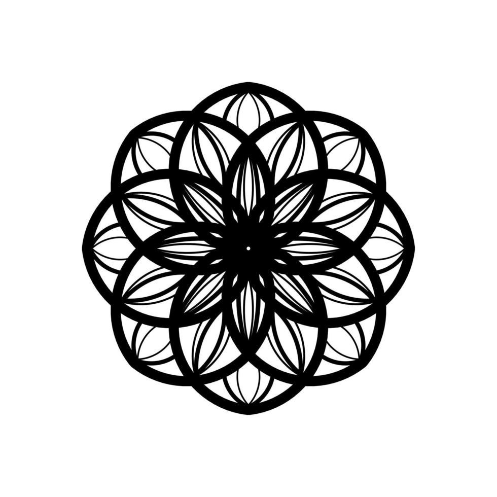 sier- ronde mandala patroon.rond achtergronden voor de groet kaarten, uitnodiging, tatoeëren sjabloon, bedrijf stijl, kaarten of anders. vector illustratie