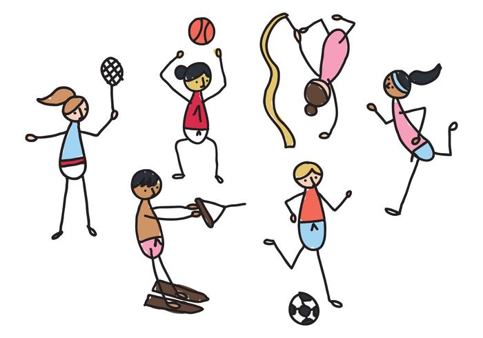 Kids & Sports vector