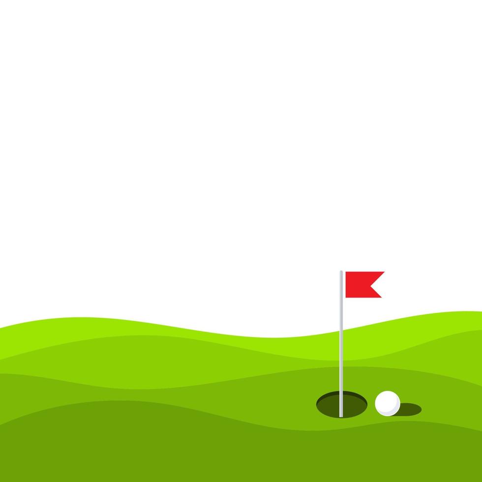 golf logo sjabloon vectorillustratie vector