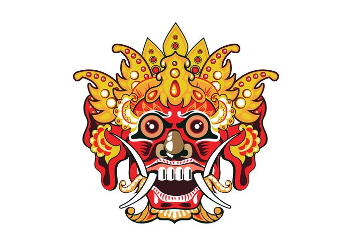 Oranje Barong Vector