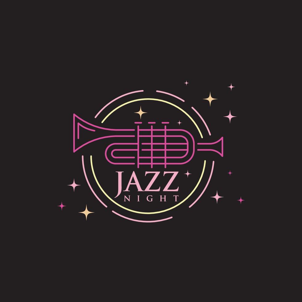 jazz muziek pictogram vector illustratie ontwerp