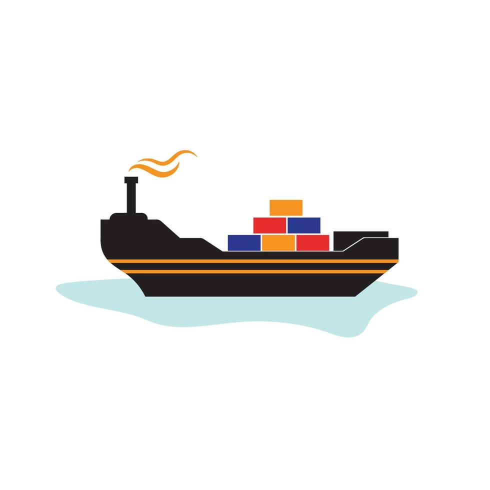 cruiseschip vector pictogram illustratie