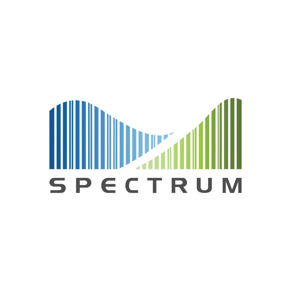 spectrum Golf logo vector geïsoleerd Aan wit achtergrond