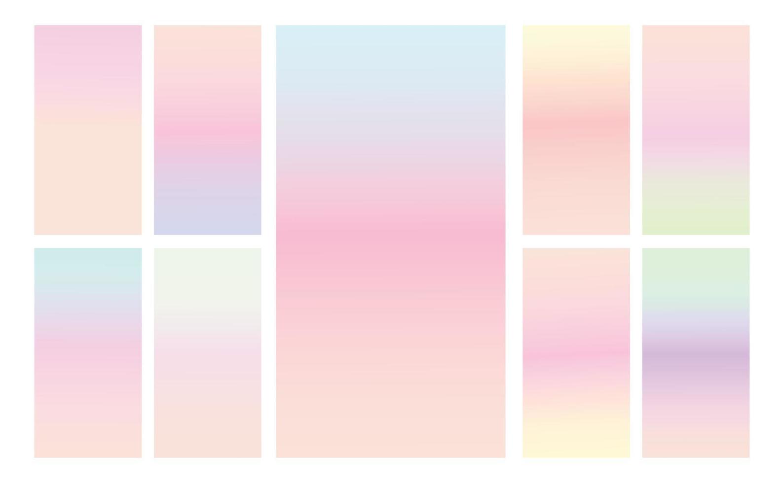 modern scherm vector veelkleurig pastel helling achtergrond. levendig glad zacht kleur helling voor mobiel appjes, achtergrond ontwerp. helder zacht kleur helling voor mobiel apps.