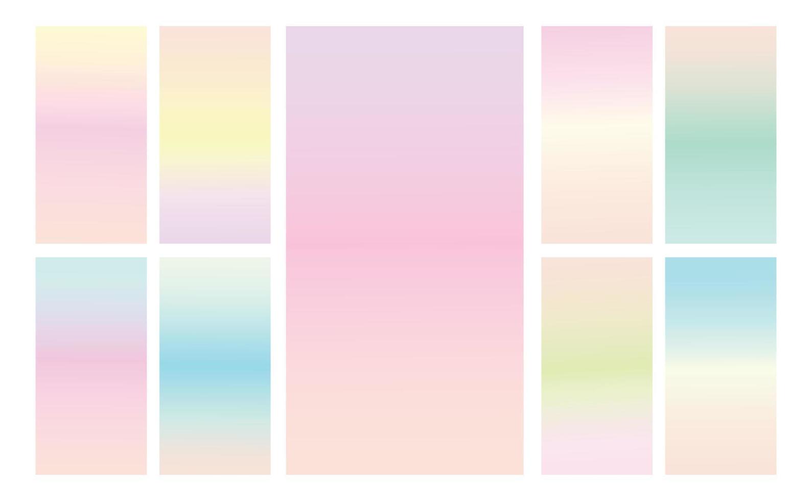 modern scherm vector veelkleurig pastel helling achtergrond. levendig glad zacht kleur helling voor mobiel appjes, achtergrond ontwerp. helder zacht kleur helling voor mobiel apps.