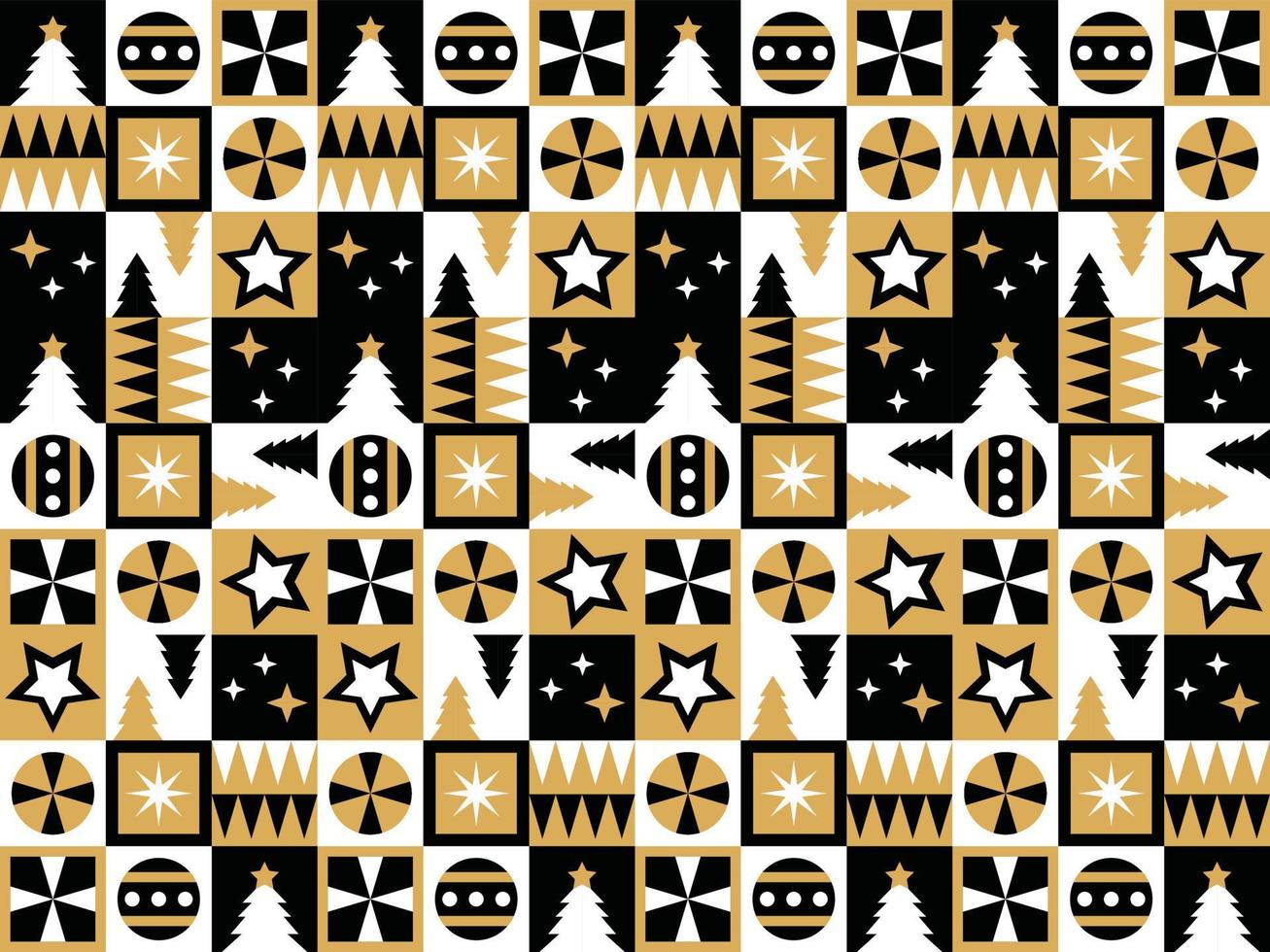 Kerstmis meetkundig achtergrond patroon naadloos abstract vector sjabloon vakantie ornament winter kunst