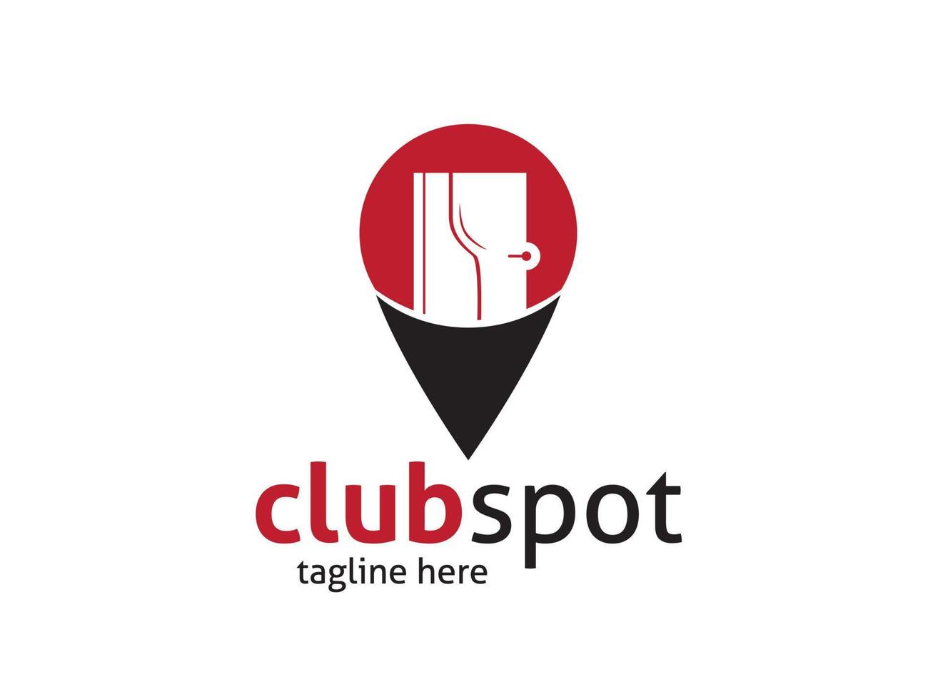 club plek bar logo vector