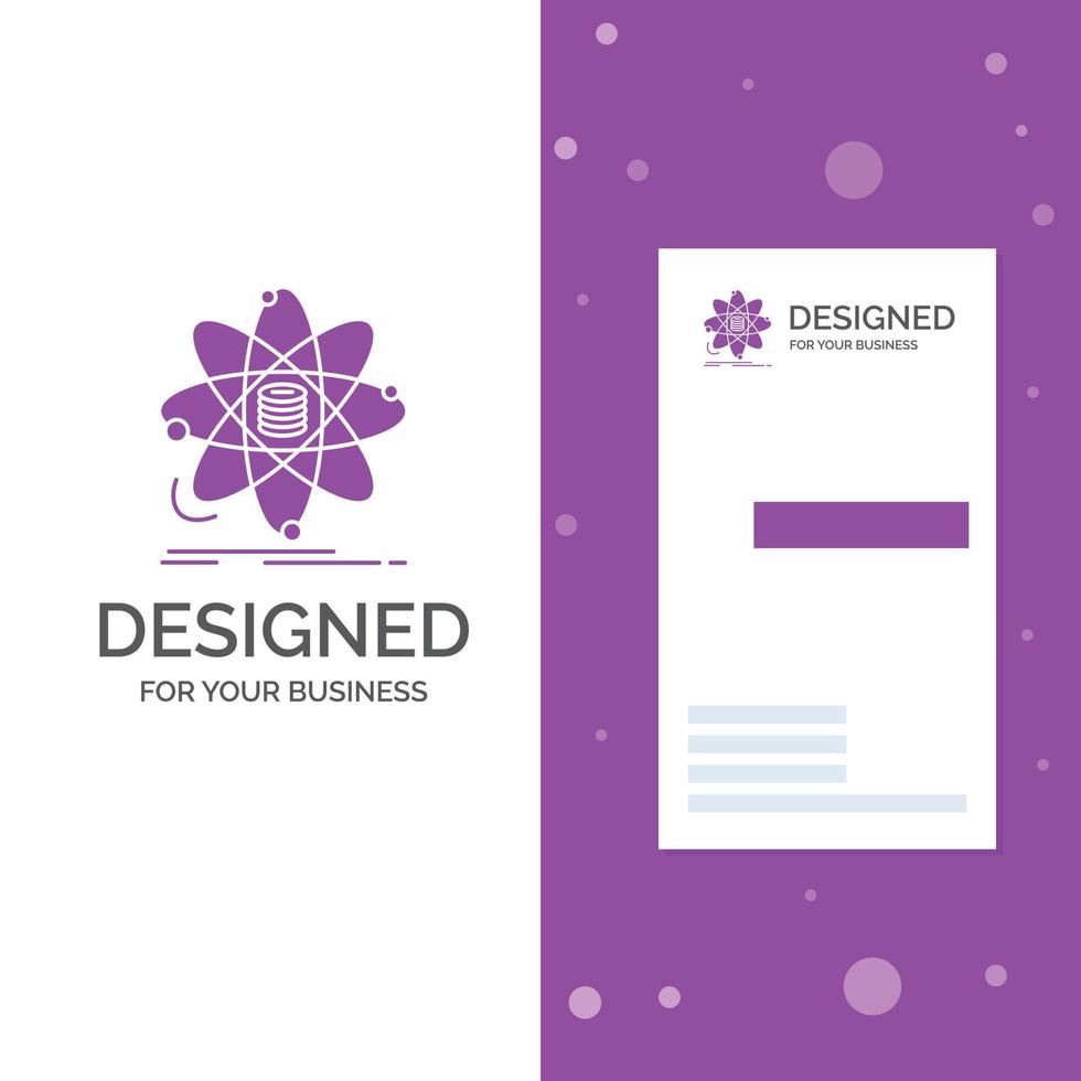 bedrijf logo voor analyse. gegevens. informatie. Onderzoek. wetenschap. verticaal Purper bedrijf .bezoeken kaart sjabloon. creatief achtergrond vector illustratie