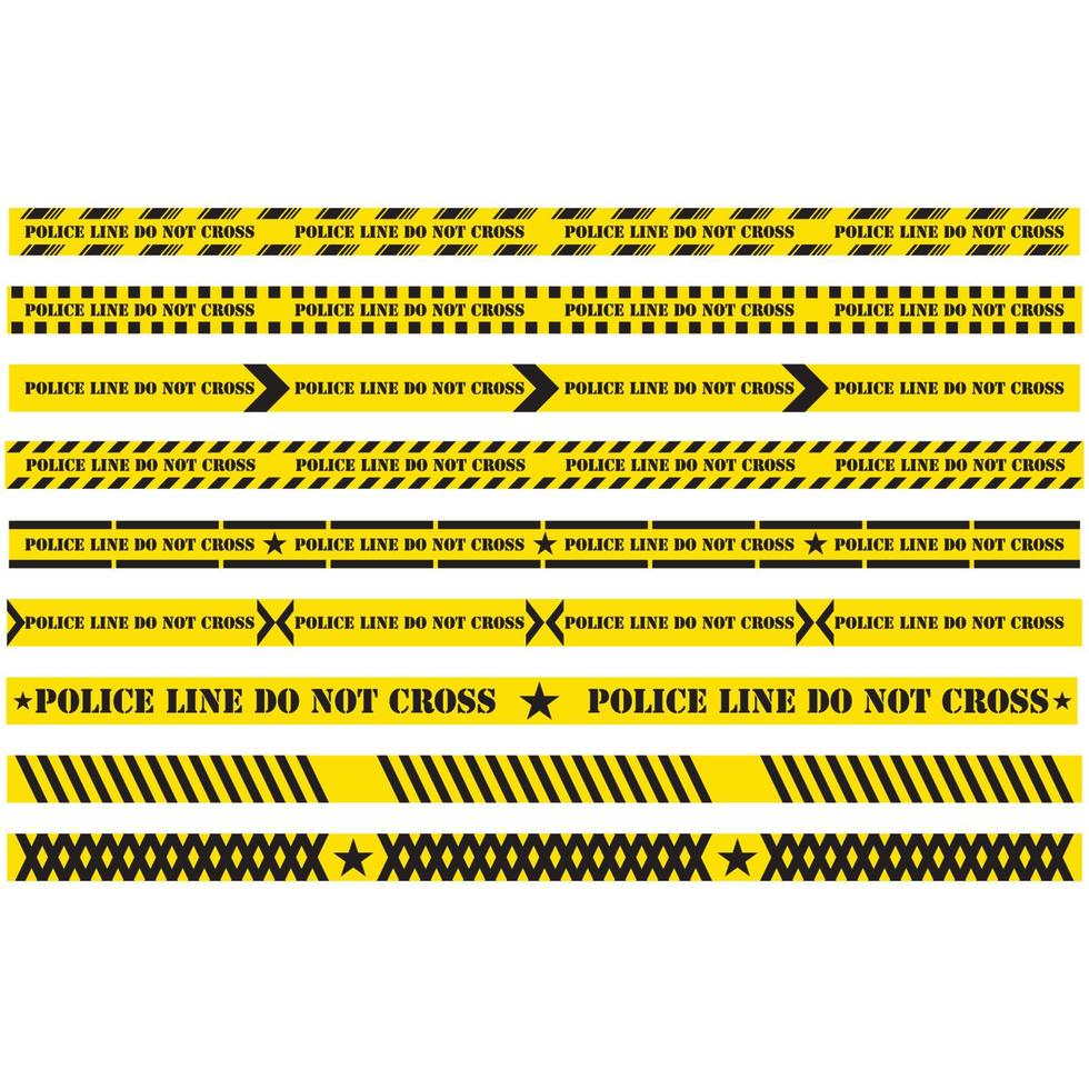 politie lijn vector pictogram ontwerp illustratie